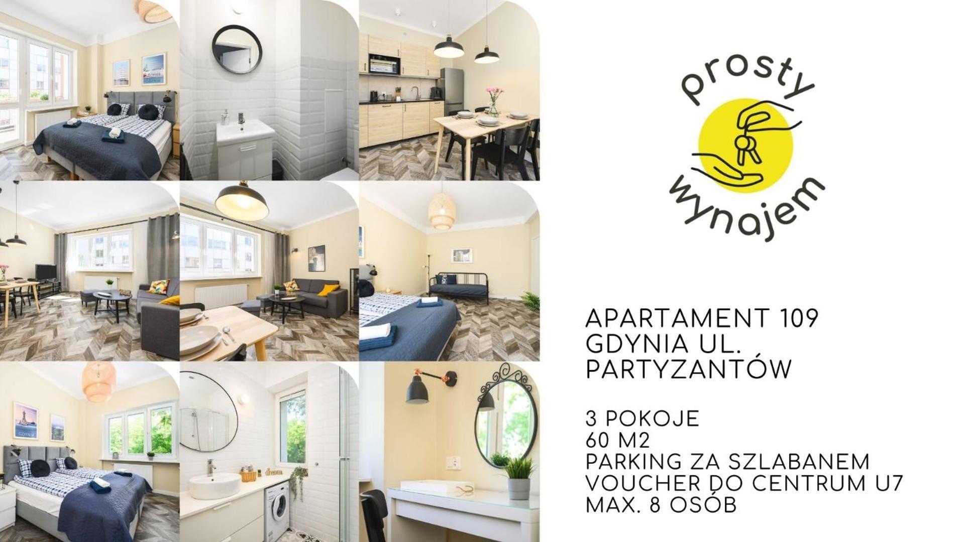 Apartament 109 W Centrum Gdyni Prostywynajem 그디니아 외부 사진